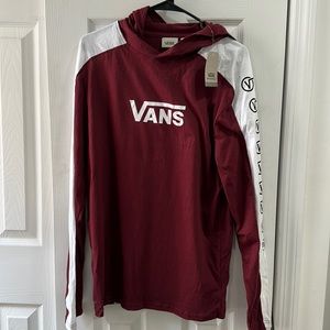 Vans Red Pullover Hoodie - Men’s Medium